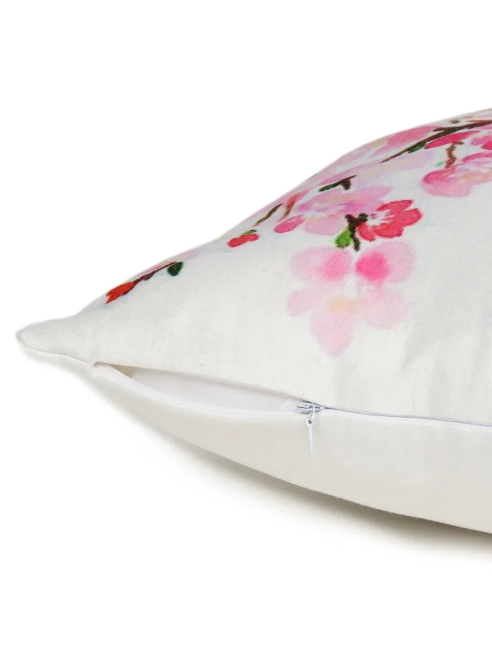 Oussum Cotton Cushion Cover Floral Printed Home Decor Pillow Cover Set of 2